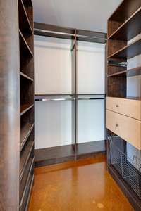 Custom built ins to maximize the closet space