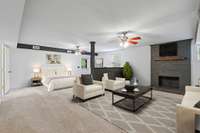 The walk-out basement has a full bathroom, plus a sitting room with fireplace. It's perfect for an income-producing rental or an in-law suite.