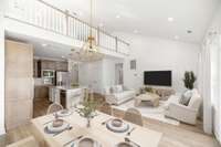 Photo is virtually staged