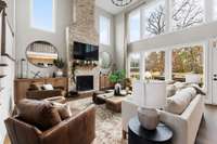 Images highlight the potential of this floorplan, shown here from a completed model home. Final design and finishes of your to-be-built home will be determined by your personal selections