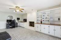 Another view of your den with built in book shelves & cabinets. 1454 Indian Pl Murfreesboro TN 37129