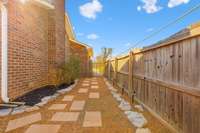 Home provides outdoor walkways around the property.  1454 Indian Pl Murfreesboro TN 37129