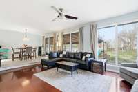 Another view of your open concept living room with hardwood flooring. 1454 Indian Pl Murfreesboro TN 37129