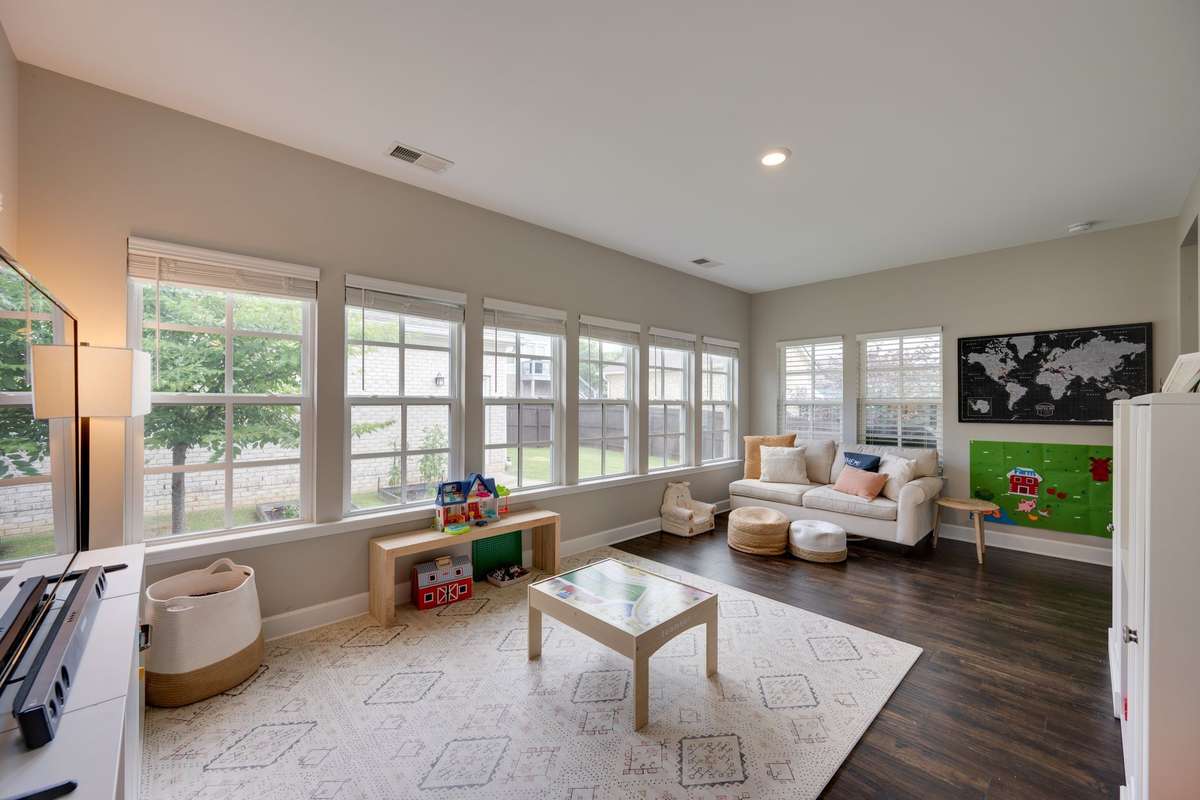 another view of the sunroom. So much natural light!