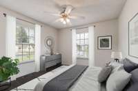 Spare Bedroom- Virtually Staged