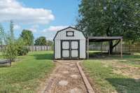 Large storage shed with overhang. 101 Briston Ct Murfreesboro, TN 37127