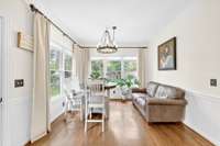 Sun drenched nook perfect for morning coffee!