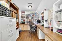 Seller home schools and she designed this special nook for the kids!