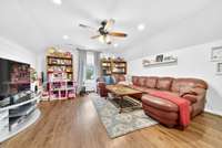 Bonus room could also be used as a playroom.