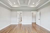 Master Suite w/Beamed Ceilings & Real Hardwood Floors