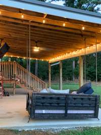 All lighting outside also remains.  Nights on the patio are beautiful and peaceful!