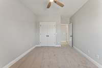 Both secondary bedrooms have great sized closets & ceiling fans!