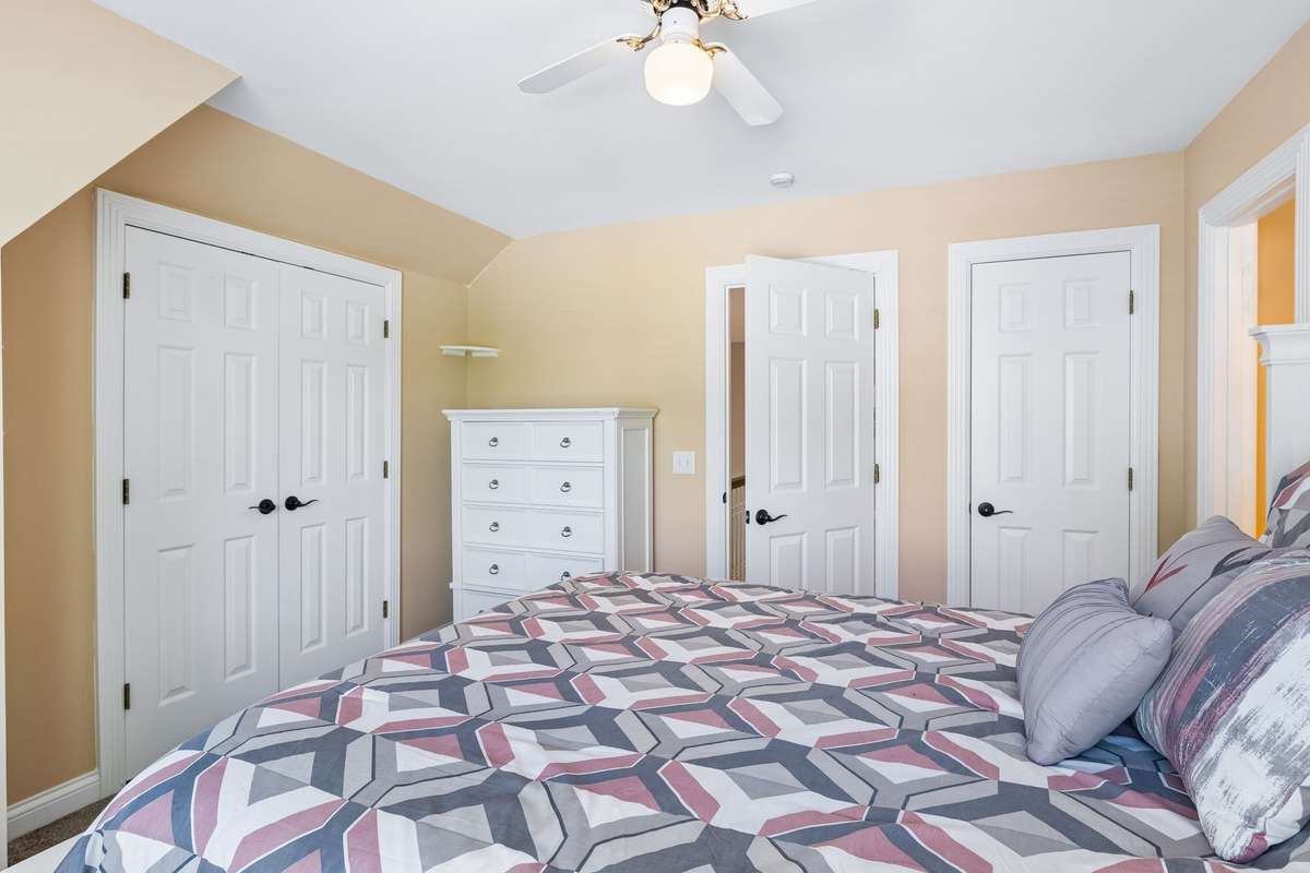 Another view of the third bedroom includes a double closet and access to a shared bath! 2230 Northwoods Drive, Murfreesboro, Tn 37130