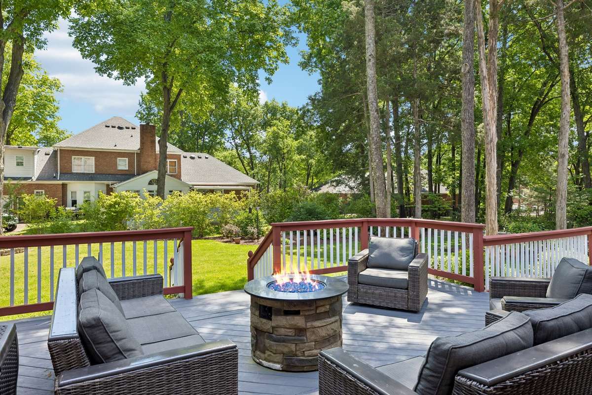 Large deck for entertaining guests this summer! 2230 Northwoods Drive, Murfreesboro, Tn 37130