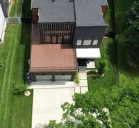 Front upper deck off of the office/exercise room