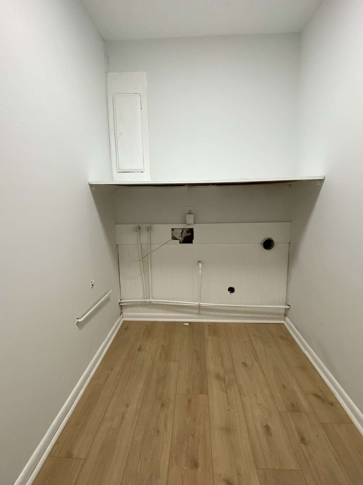 Separate laundry room