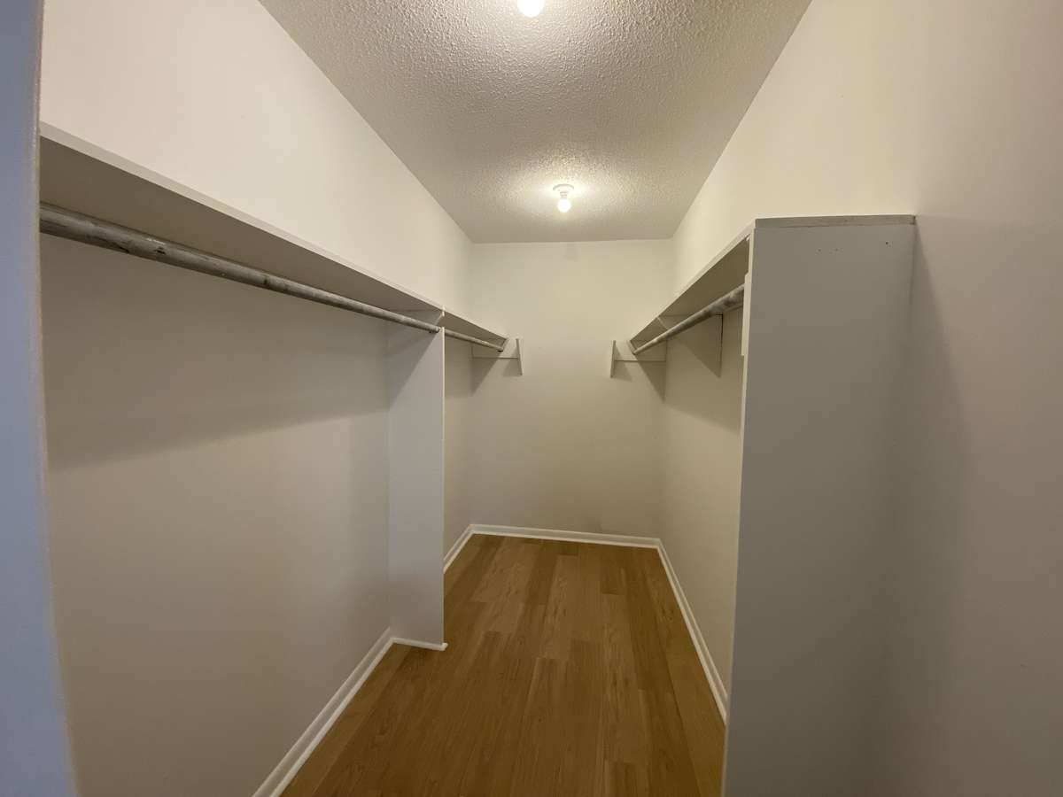 Huge primary closet. And I mean HUGE.