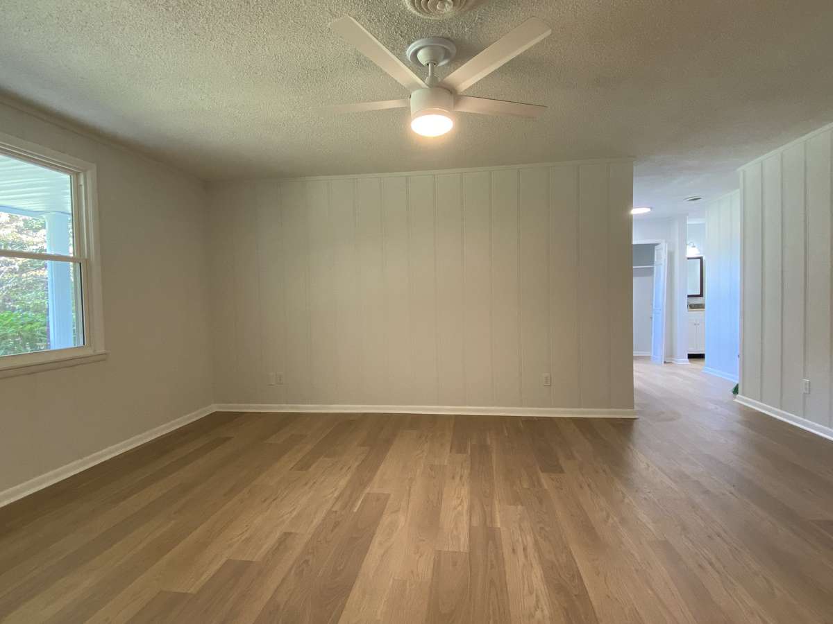Primary suite offers its own entry/exit to a private patio just for you.