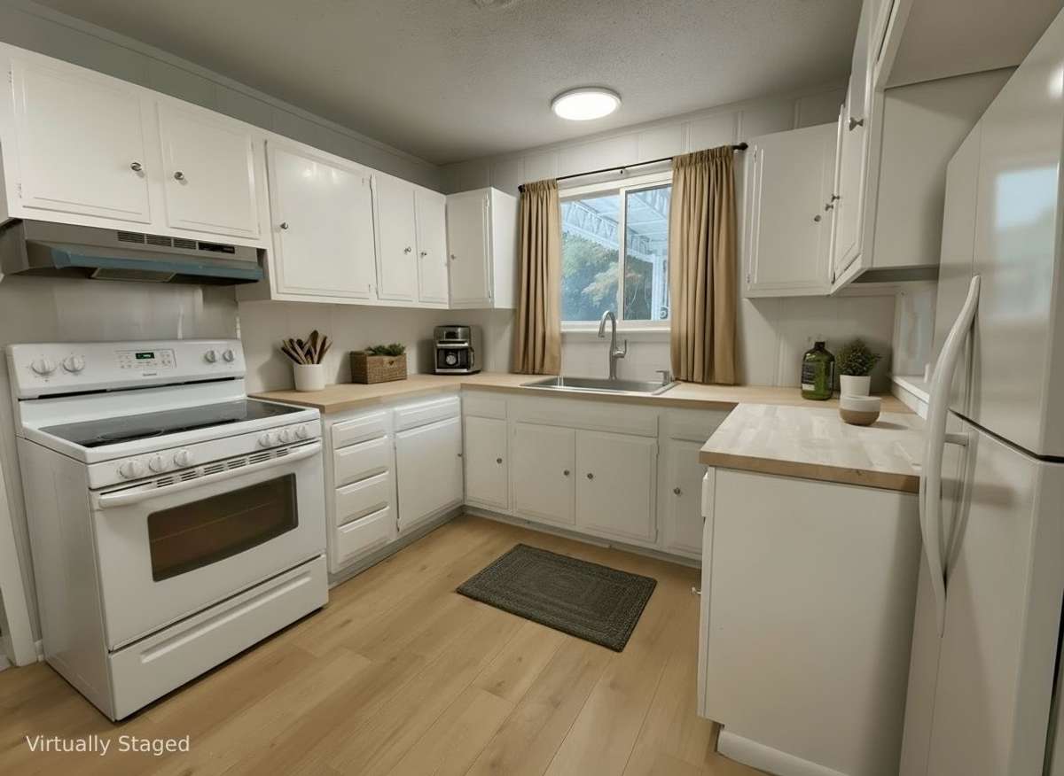Virtually enhanced to give decor ideas