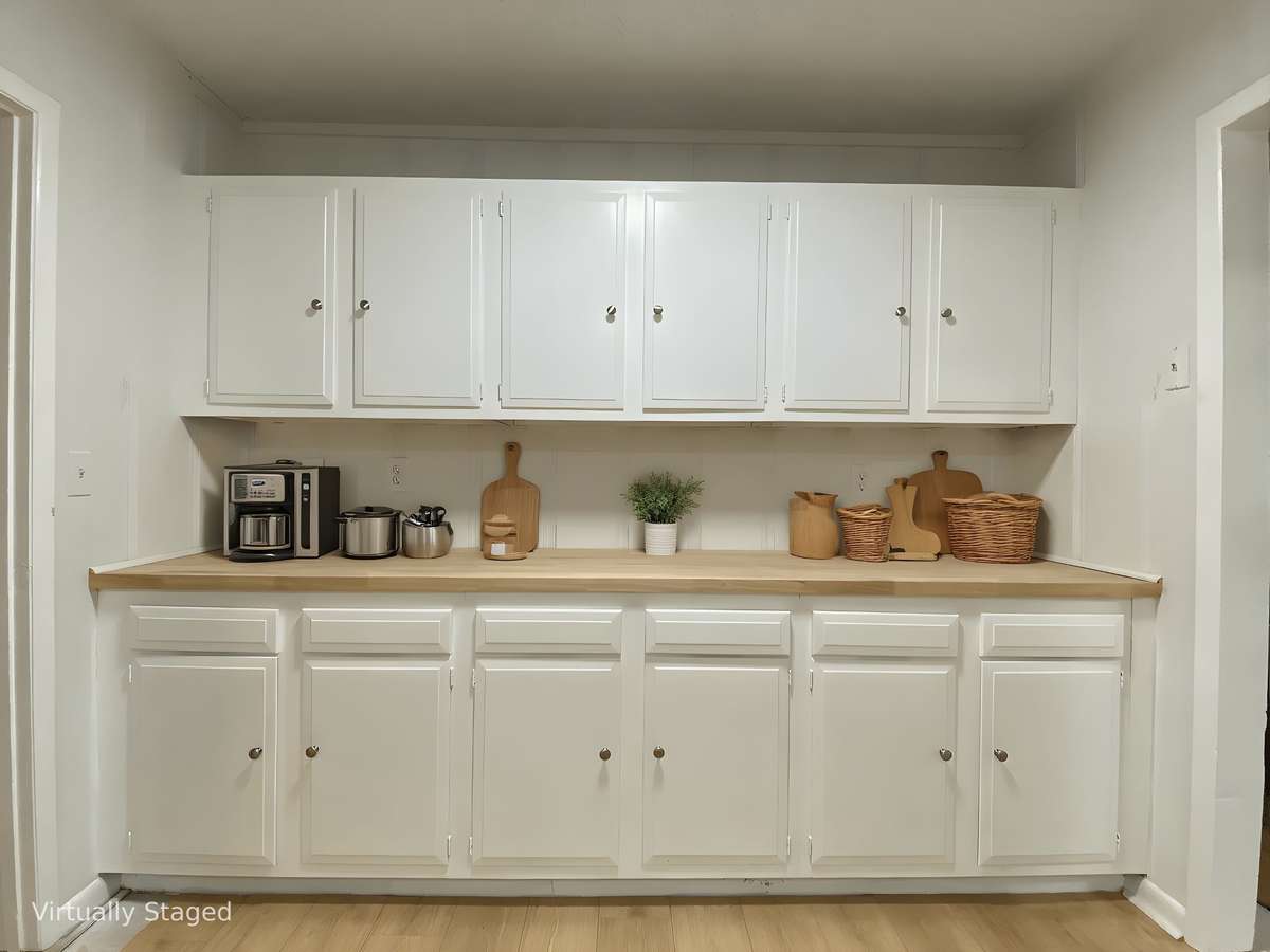 Virtually enhanced with kitchen essentials