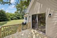 Nice view off the deck