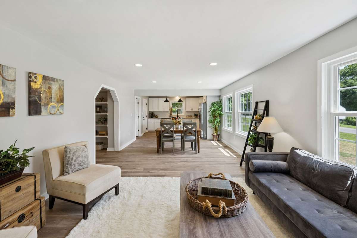Cool character of a 50's home with an updated floor plan!