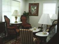 Parlor at front door entry