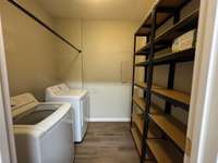 Laundry and Pantry connected to Kitchen