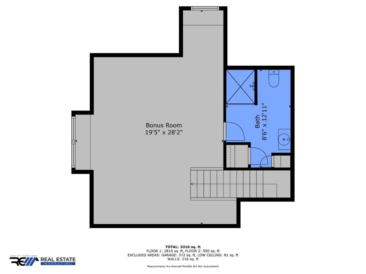 Bonus Room Floorplan