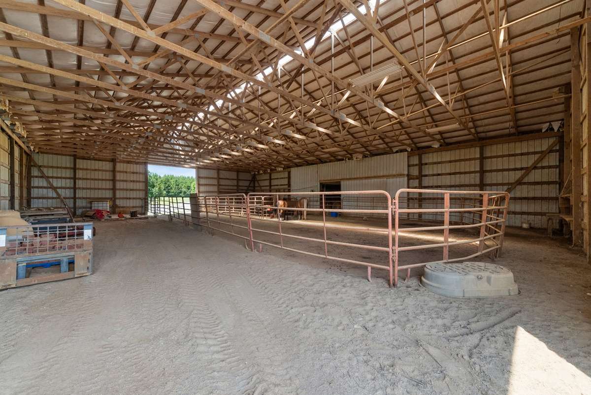 36x50 indoor riding/training arena – ideal for year-round riding or launching your own equestrian-based business