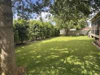 back yard privacy fenced