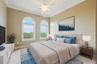 Virtually staged: actual furniture currently in place will vary