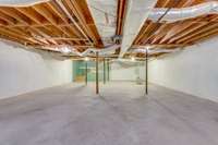 Unfinished basement, but should be easy to finish out.