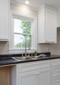 New sink, and faucet.