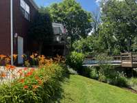 The yard is just beautiful