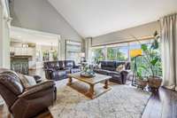 This angle shows the windows giving you an amazing view of the sky and the pool