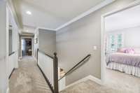 The second floor has 3 Bedrooms and bonus room