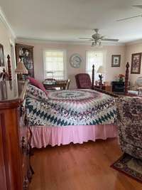 H U G E master suite with bath and walk-in closet