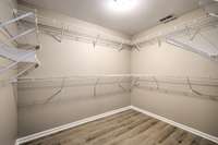 Primary Bedroom expansive walk in closet....