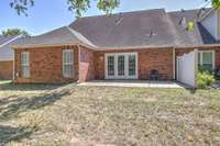 Rear view of home...