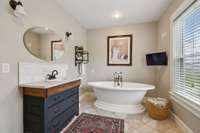 Primary Bath soaking tub