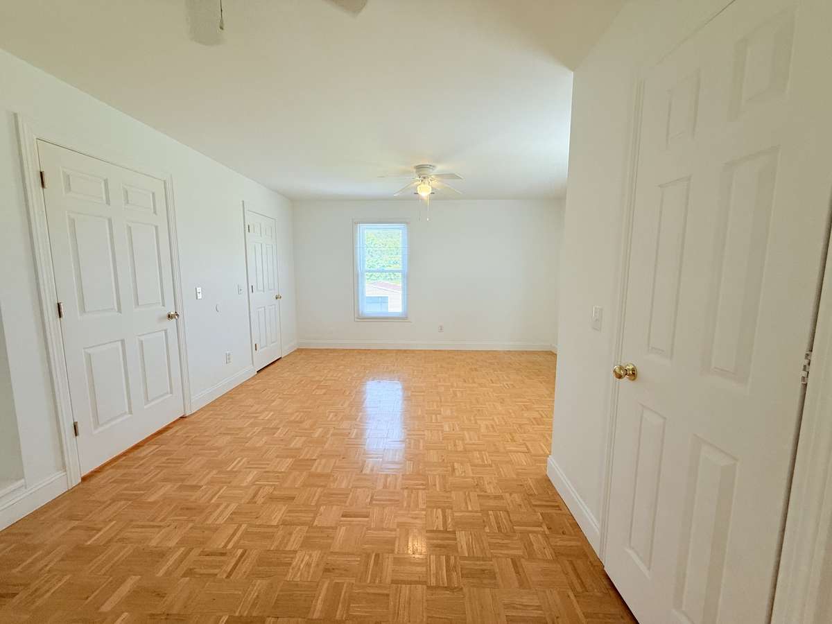 Bedroom 4 with two large closets
