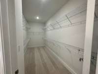 LARGE primary closet!
