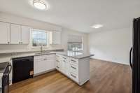 Breakfast Bar seating adjoined the large dining room