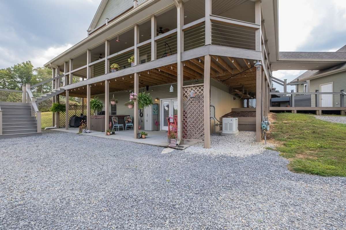 Sellers have removed the hot tub (in photo) from the property.