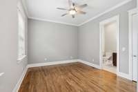 Bedroom 3 on the third floor with a full private bath