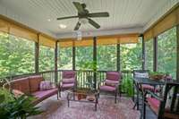 Relax on your tropical screened in porch in the evening and watch the deer and wildlife