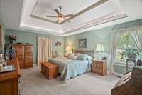 Beautiful Master Bedroom with Tray ceilings