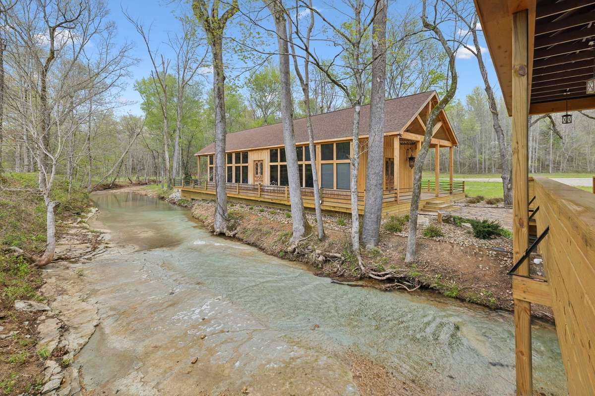 Creek view of the venue