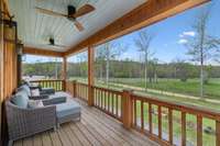 Upstairs covered patio
